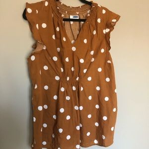 Polka Dot Maternity Top